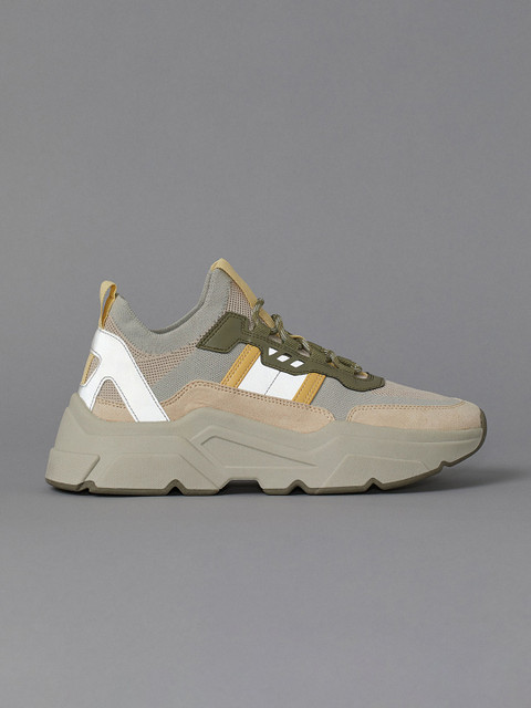 

H&M Women Multicoloured Colourblocked Chunky Trainers, Multi