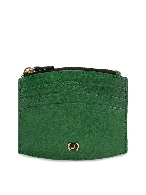

Da Milano Women Green Solid Card Holder