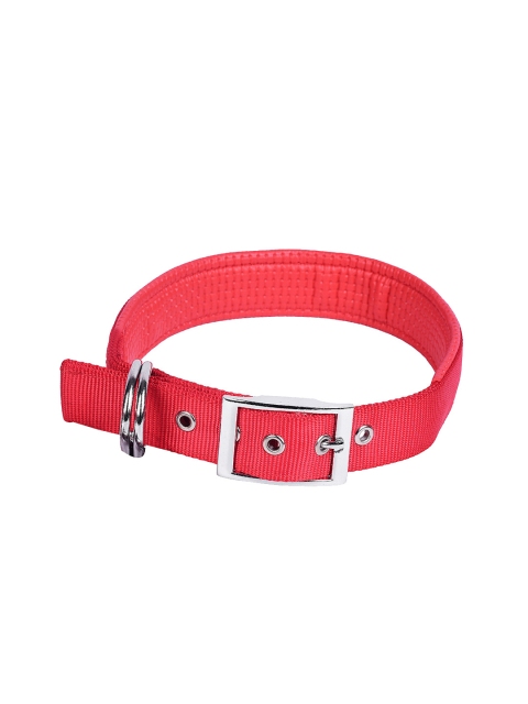 

PETS EMPIRE Red Solid Padded Dog Collar