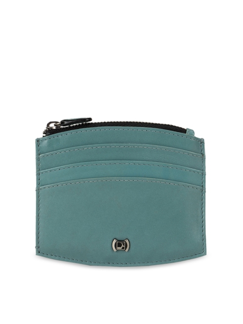 

Da Milano Women Sea Green Solid Leather Card Holder