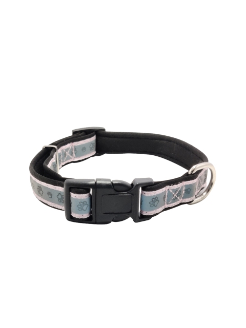 

PETS EMPIRE Reflective Printed Dog Collar, Pink
