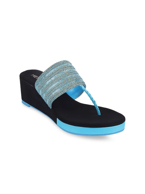 

Metro Women Blue Embellished Sandals