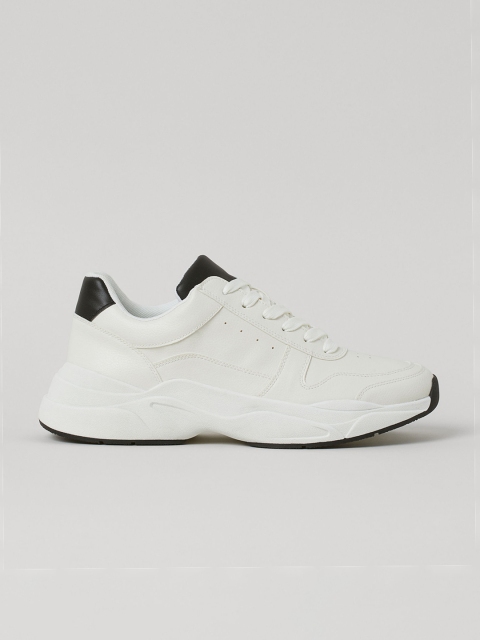 

H&M Men White Chunky Trainers