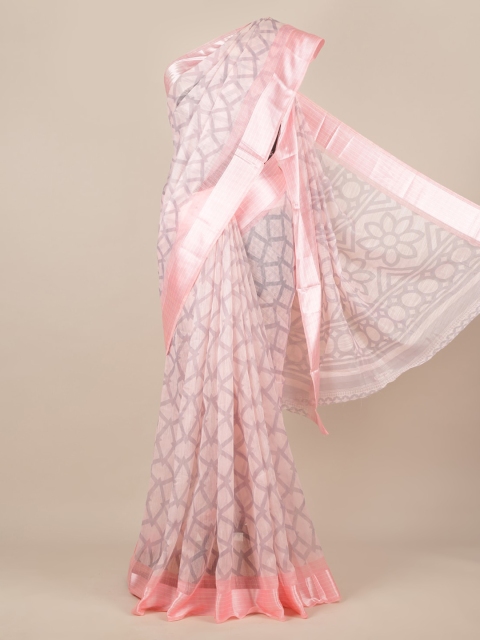 

Pothys Pink Printed Saree