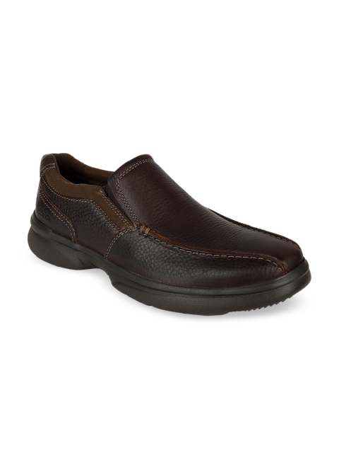 

Clarks Men Brown Solid Formal Slip-Ons