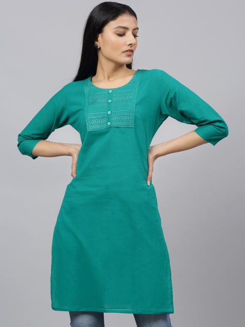 

ANAISA Women Green Kurta