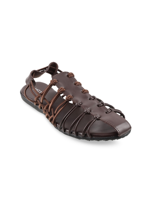 

Metro Women Brown Colourblocked Gladiators