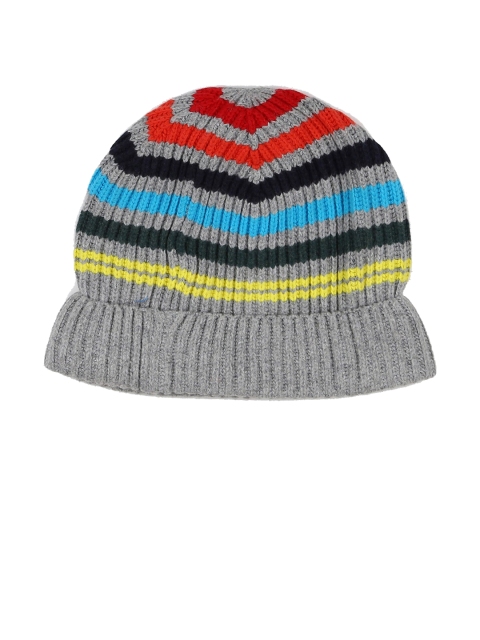 

GAP Men Grey Printed Beanie