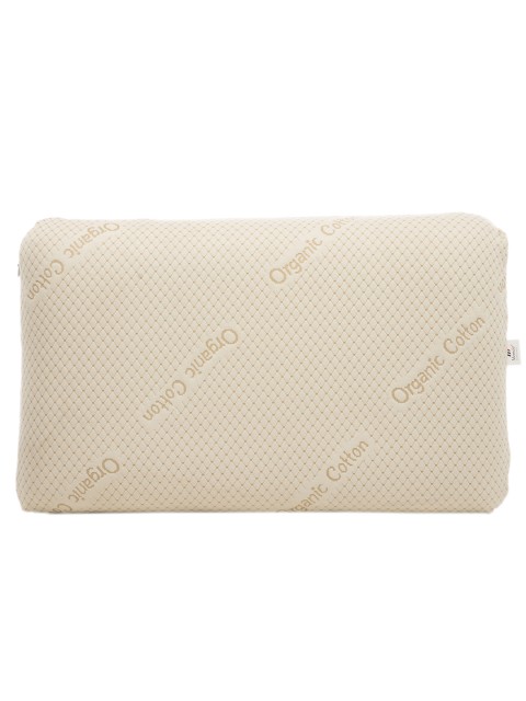 

MEMOIR Beige Self-Design Organic Cotton Super Soft Latex Foam Sleep Pillow