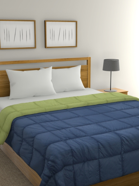 

Raymond Home Blue Solid AC Room 110 GSM Double Bed Quilt