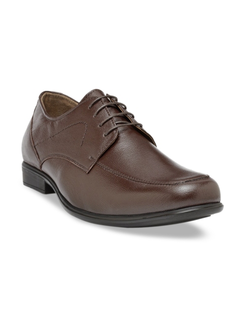 

Teakwood Leathers Men Brown Solid Leather Formal Derbys