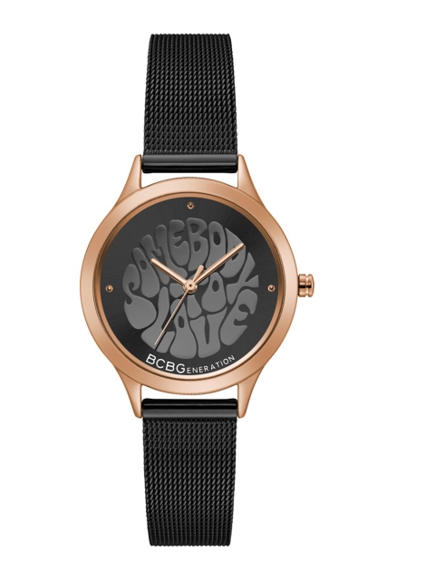 

BCBG Women Black Analogue Watch GN50722002