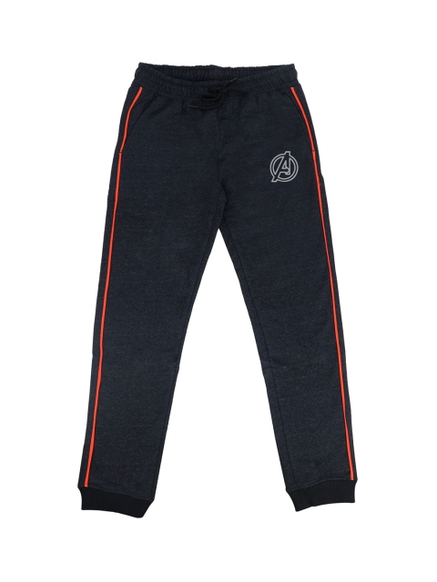 

Marvel by Wear Your Mind Boys Charcoal Grey & Orange Solid Joggers