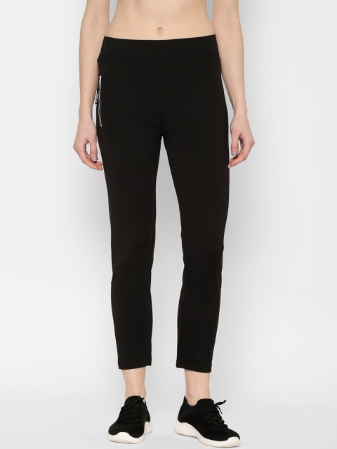 

SAPPER Women Black Solid Slim-Fit Track Pants