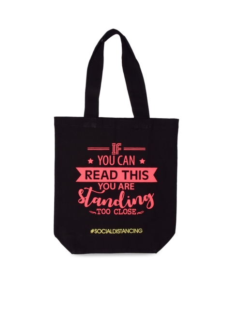 

Doodle Black & Red Printed Tote Bag