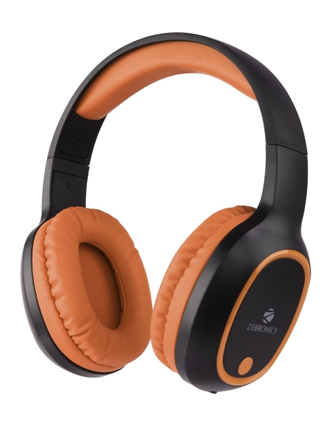 

ZEBRONICS Unisex Brown & Black Zeb-Thunder Bluetooth Headphone