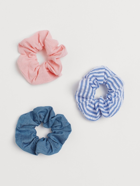 

H&M Girls Blue & Pink 3-pack Large Scrunchies
