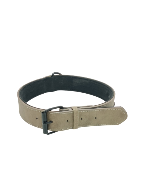 

PETS EMPIRE Brown Leather Padded Dog Collar