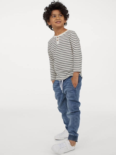 

H&M Boys Blue Super Soft Denim Joggers
