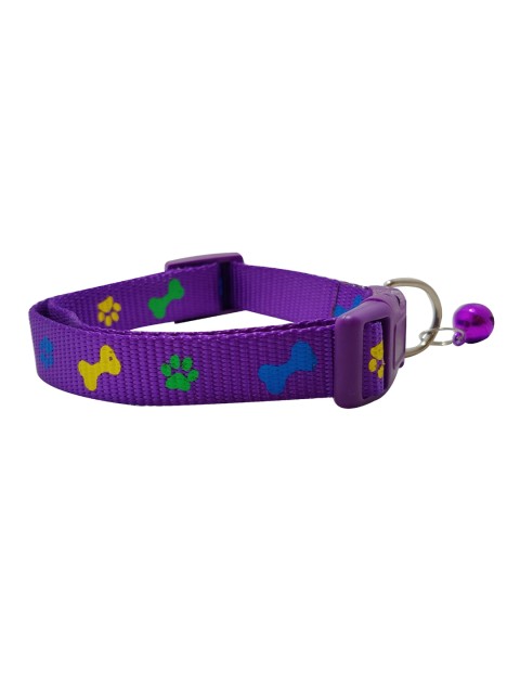 

PETS EMPIRE Violet & Yellow Printed Dog Collar