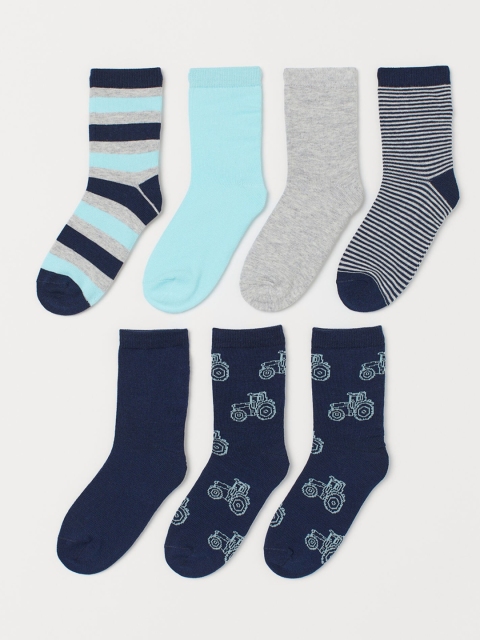 

H&M Boys 7-Pack Socks, Grey