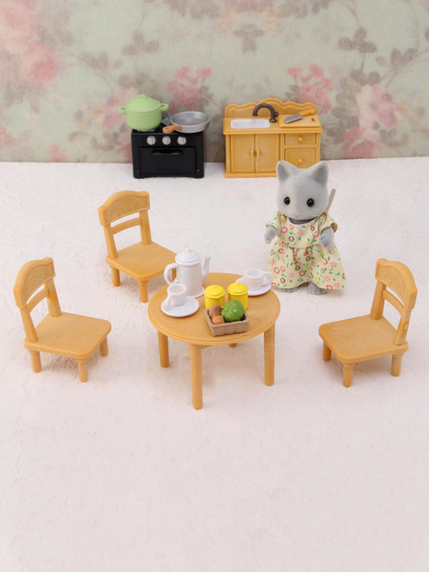

Sylvian Families Kids Multicoloured Country Kitchen Set With Doll, Multi