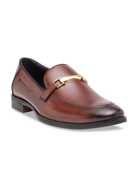 

Teakwood Leathers Men Brown Solid Genuine Leather Formal Loafers