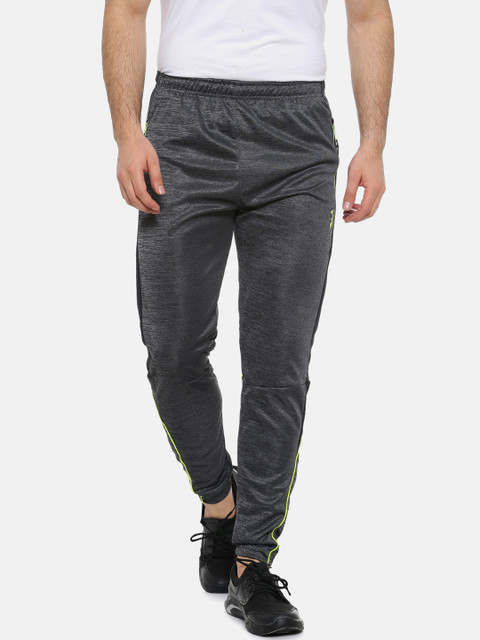 

Campus Sutra Men Charcoal Grey Solid Straight-Fit Track Pants