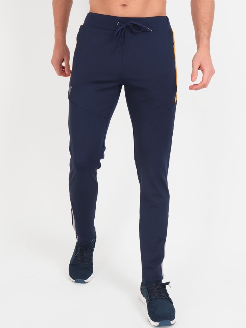 

VEGA Men Navy Blue Solid Slim-Fit Rapid-Dry Track Pants