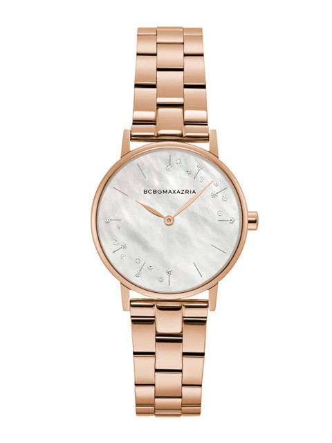 

BCBG Women White & Rose Gold Analogue Watch BG50822002