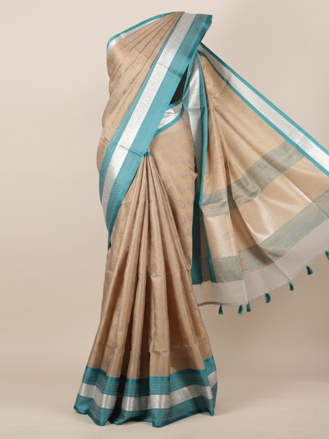 

Pothys Beige Woven Design Jute Silk Saree