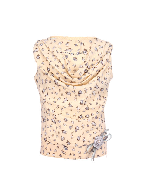 

Cutecumber cream-coloured regular top