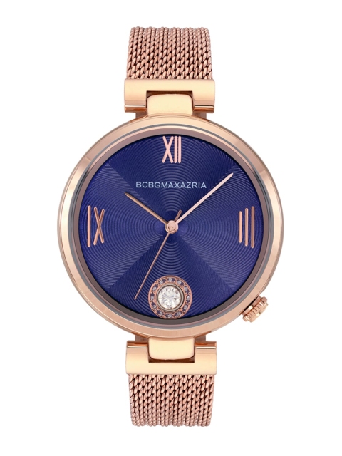 

BCBG Women Blue & Rose Gold Analogue Watch BG50906002