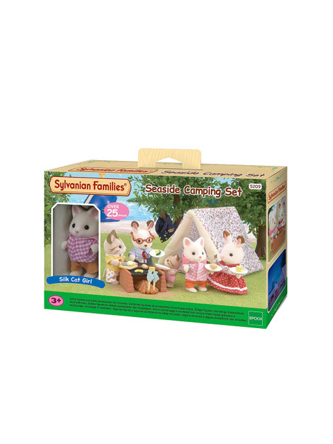 

Sylvian Families Kids White & Pink Seaside Camping Toy Set