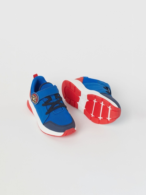 H&M Unisex Kids Blue & Red Printed Trainers