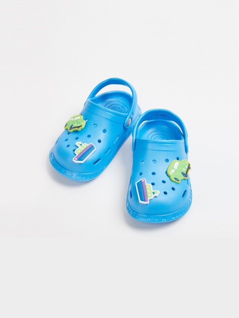 

Fame Forever by Lifestyle Boys Blue & Green Embellished Clogs