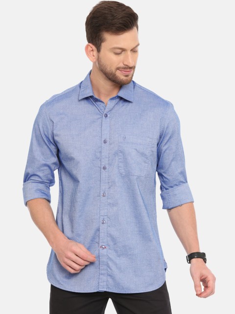 

Classic Polo Men Blue Slim Fit Solid Casual Shirt