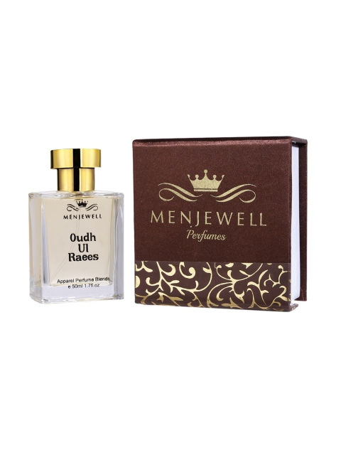 

Menjewell Oudh Ul Raees Apparel Eau de Parfum - 50 ml, Transparent