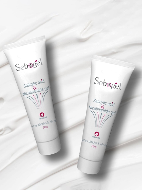 

Sebogel Gel for Pimples & Oily Skin Pack of 3 30 gm, White
