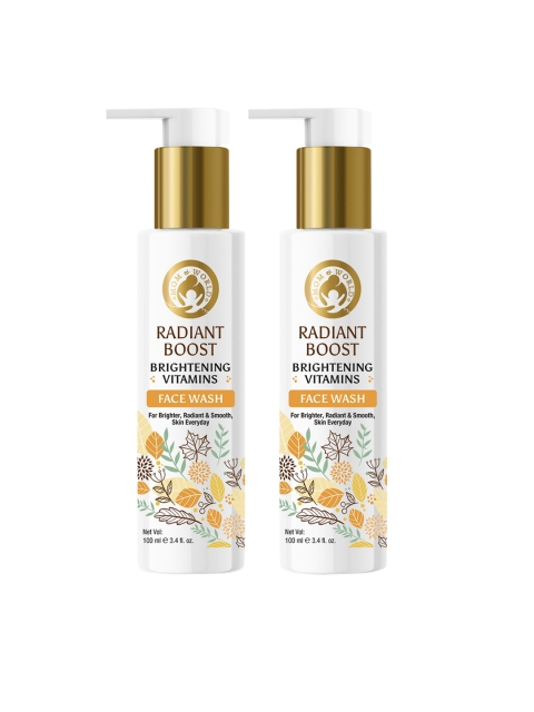 

Mom & World Pack Of 2 Radiant Boost Brightening Vitamins Face Wash 100 ml, White