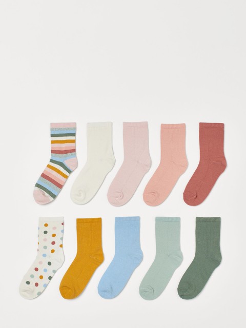

H&M Girls 10-Pack Socks, White