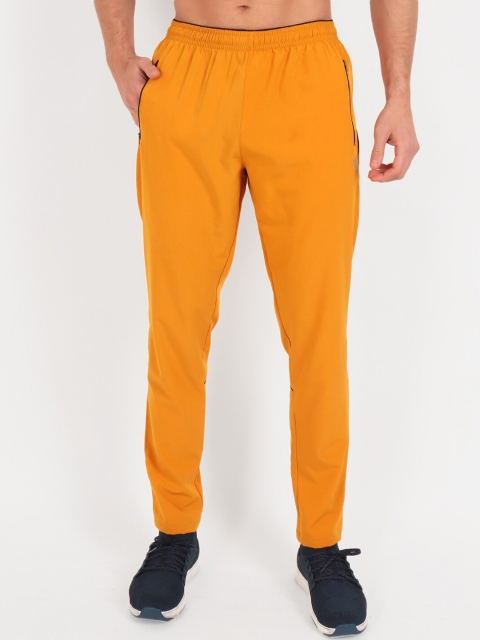 

VEGA Men Orange Solid Straight-Fit Track Pants