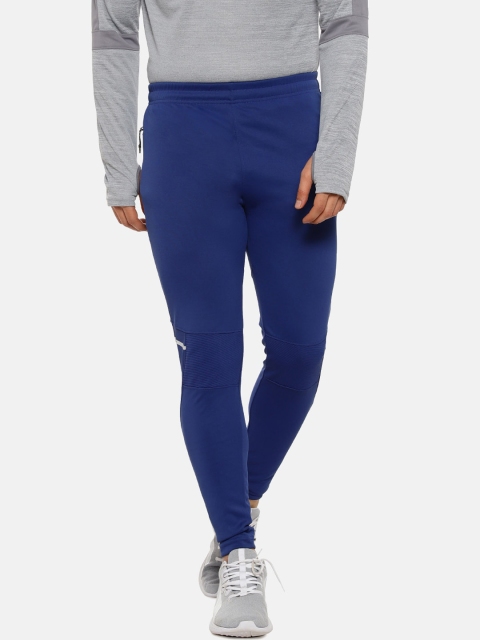 

Campus Sutra Men Blue Solid Straight-Fit Track Pants