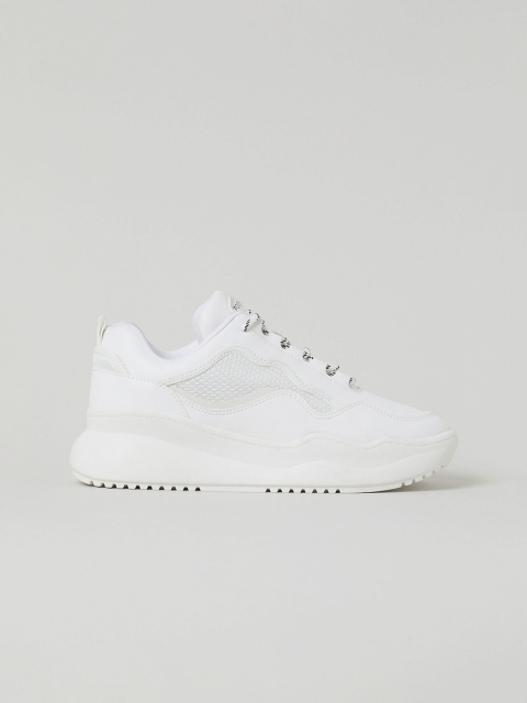

H&M Women White Solid Trainers