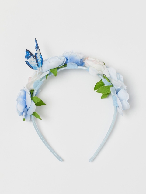 

H&M Girls Blue & Beige Floral Alice band
