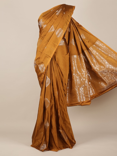

Pothys Brown Woven Design Silk Cotton Saree