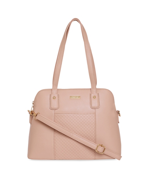 

CERIZ Pink Self Design Shoulder Bag