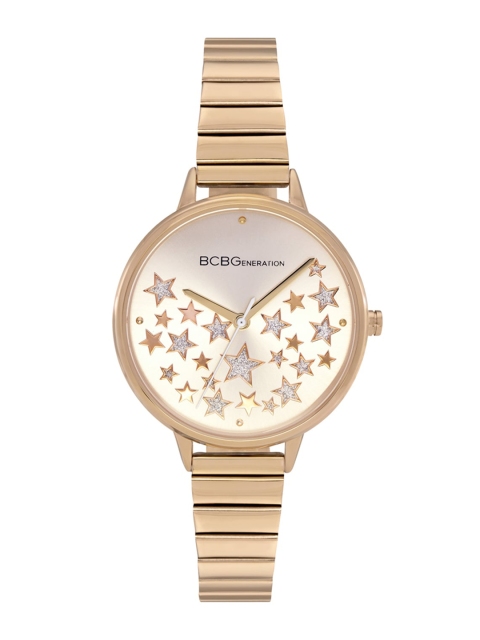 

BCBG Women Cream-Coloured & Gold-Toned Analogue Watch GN50726005