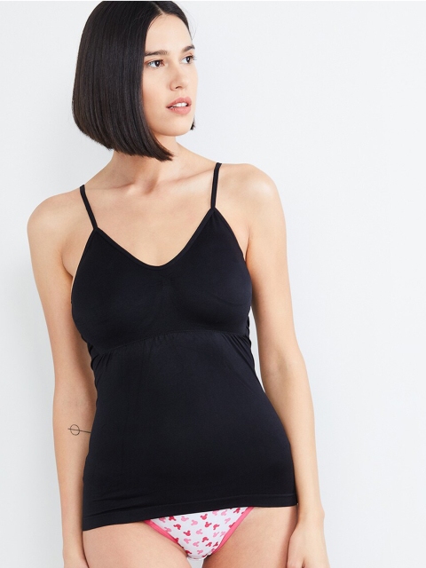 

max Women Black Solid Padded Camisole