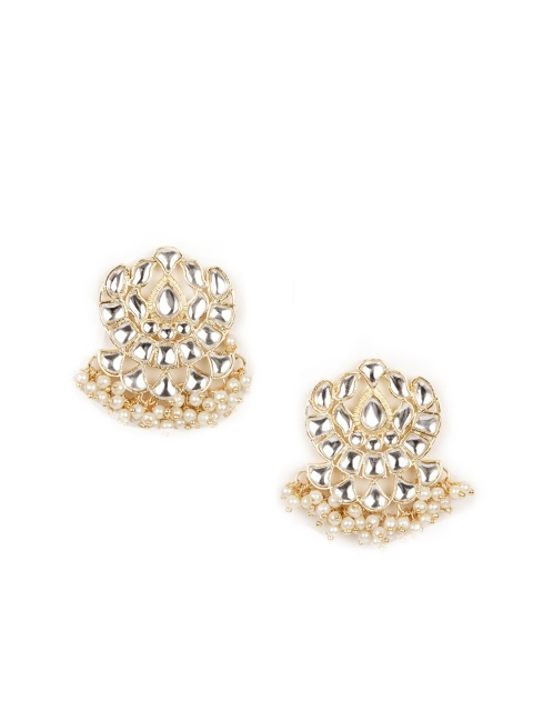 

NAMASYA White Contemporary Handcrafted Studs